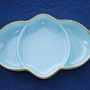 Vintage Fire King Delphite Blue Dish