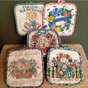 Easter Pot Holders (5)