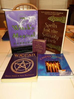 Five wicca/witchcraft book lot