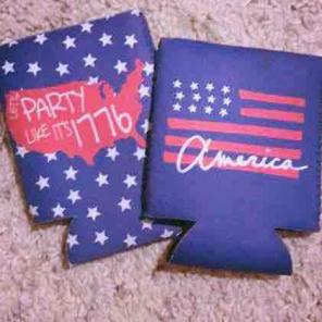 4th of July Koozies - brand new