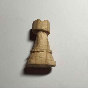 Hand Carved Chess piece Castle