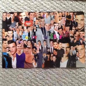 Taylor Lautner name collage