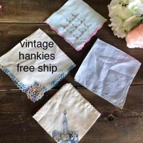 4 blue hankie bundle