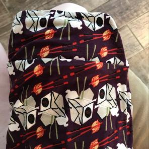 Lularoe OS Chinese Takeout Box Purple