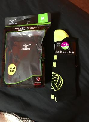 Volleyball Knee Pads + Socks