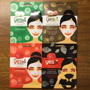 YesTo Paper Masks (Set of 4)