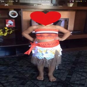 Princess Dress Maona Costume For Kids