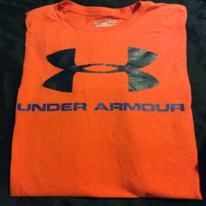 Orange Mens Under Armour T-Shirt