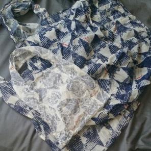 Set of 3 Free People reusable bags