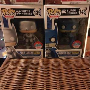 Batman White and Black Lanturn Funko Pop