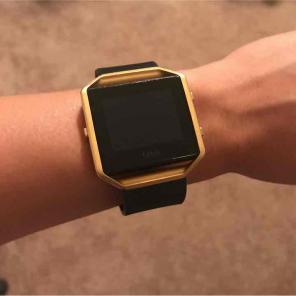 Fitbit Blaze Watch Black and Gold