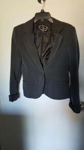 Gray women's blazer