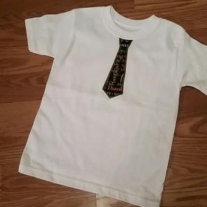 Thanksgiving tie shirt boys size 4/5