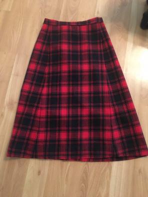 Pendleton Plaid Skirt