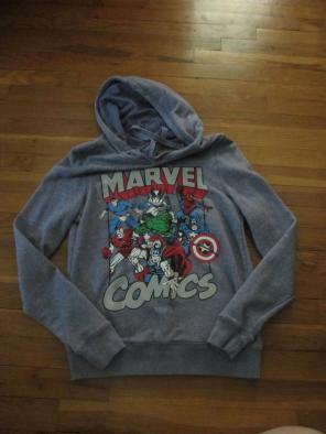 MARVEL Heather Purple/Blue Sweatshirt