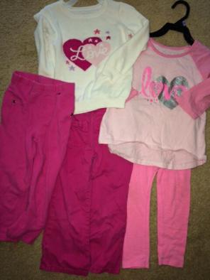 5 pieces girl's size 3