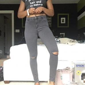 Grey Zara jeans