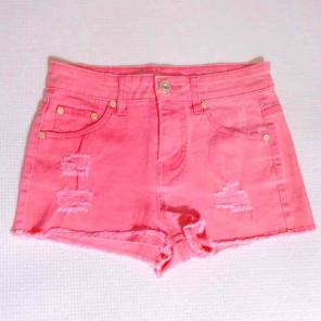 High Waisted Neon Pink Shorts | Size 2