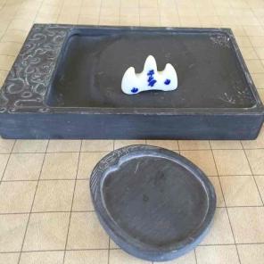 Antique Japanese Calligraphy Ink stones