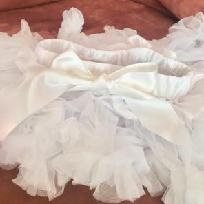 New Newborn Tutu Petticoat White Skirt