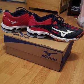 Mizuno Volleyball Shoes + Knee pads
