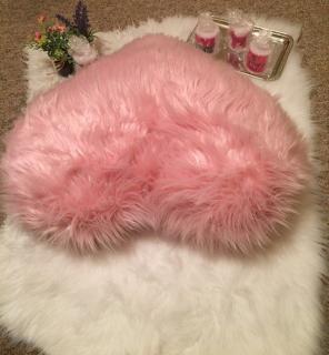 Pink Oversized Heart Pillow