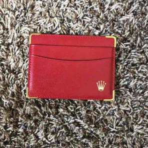 New Rolex red card wallet