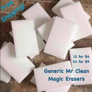 24 Thin Generic Mr Clean Magic Erasers