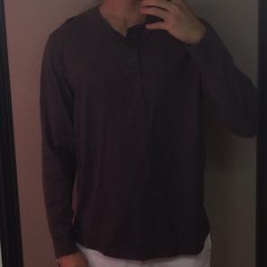 Men's Grey Henley