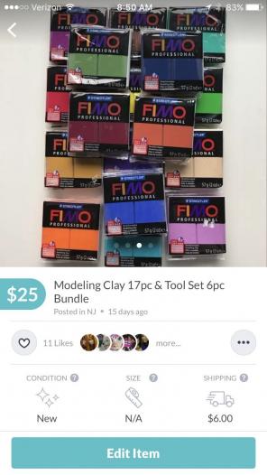 Modeling Clay 17pc & Tool Set 6pc Bundle