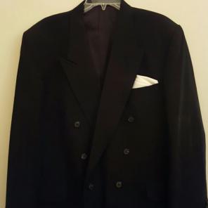 Men's Black Stafford Dress Suit