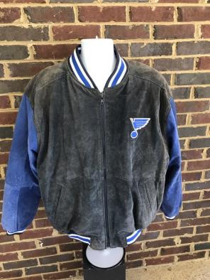 St Louis Blues Suede Leather Jacket