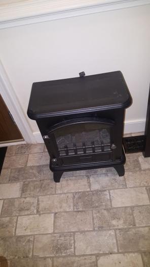 Electric fireplace heater