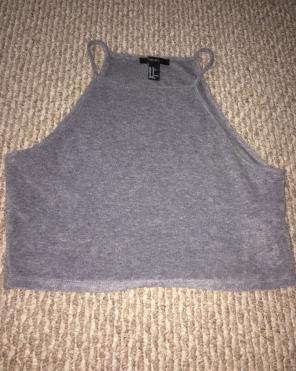 Grey Crop Top ( Forever 21)
