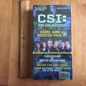 CSI Fans- 3 Sets For Crime Game Unopened
