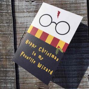 Harry Potter Christmas card