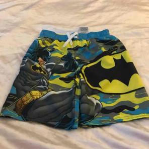 Batman swim trunks