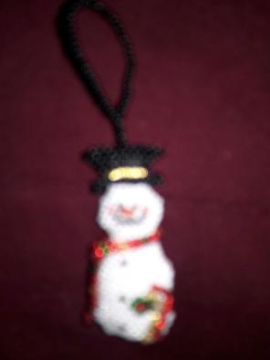 Snowman Keychain