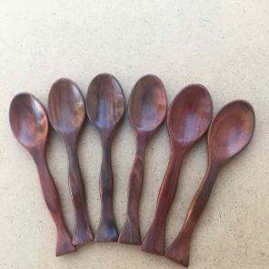 Mini wooden coffee spoons