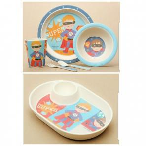 6 pc Kids meal set / table setting