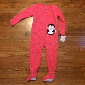 Just One You Penguin Fleece Footed PJs
