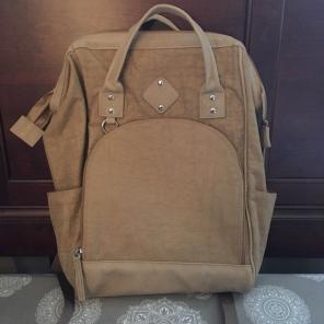 Claires Tan Backpack