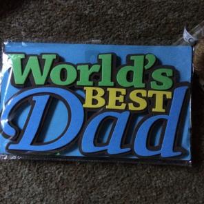 World's Best Dad Foam