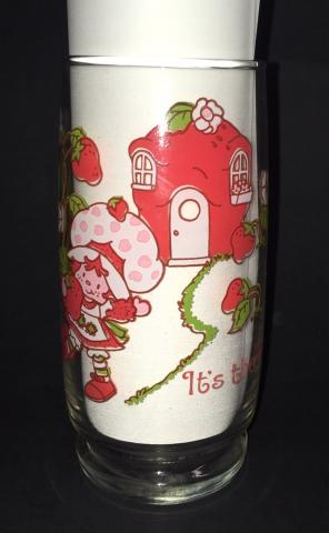 Vintage 80s Strawberry Shortcake Glass