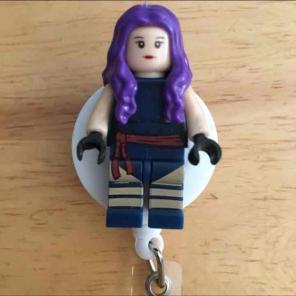 X Men Psylocke ID Badge Holder Nurse RN