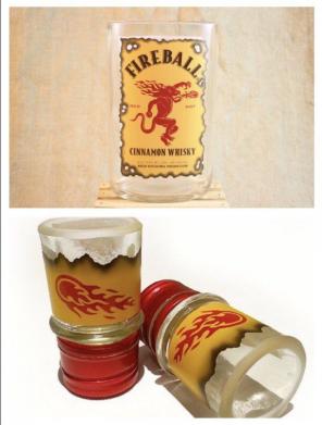 Fireball Whiskey Upcycled Gift Set