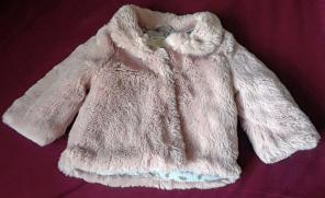 Baby Girl Zara Faux Fur Coat