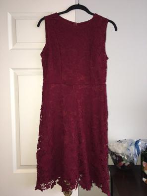 Stunning Red Lace Dress