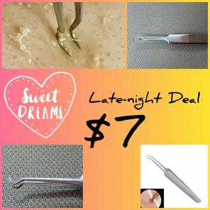 ⭐Bend Curved Blackhead Acne Tweezers⭐ONE