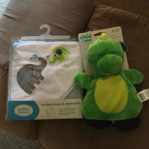 NWT towel set and toy
